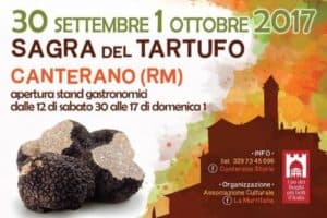 sagra del tartufo roma canterano