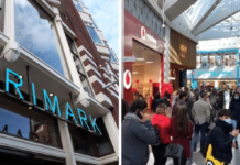 PRIMARK apre a Roma, lunghe file all’interno del centro commerciale Maximo PRIMARK ROMA