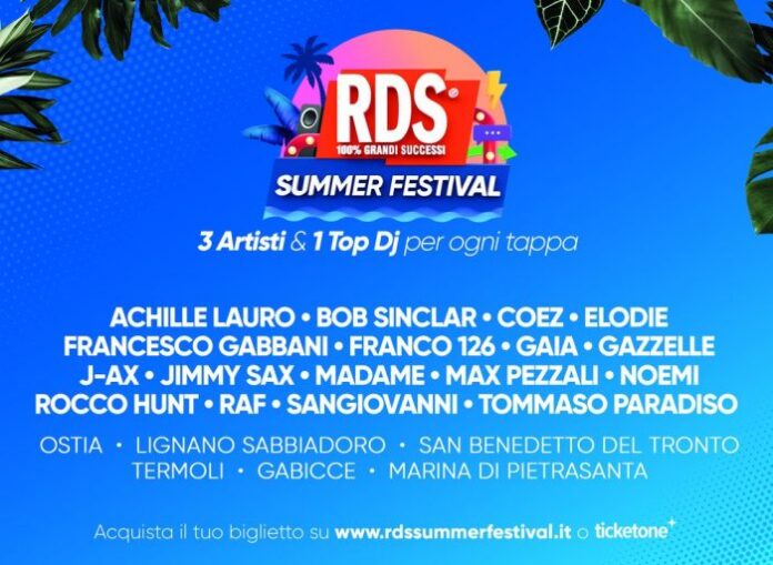 rds summer festival 2022 biglietti