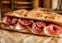 Pizza e fichi alla romana: ricetta estiva, storia e varianti Pizza bianca romana farcita con fichi maturi e prosciutto crudo